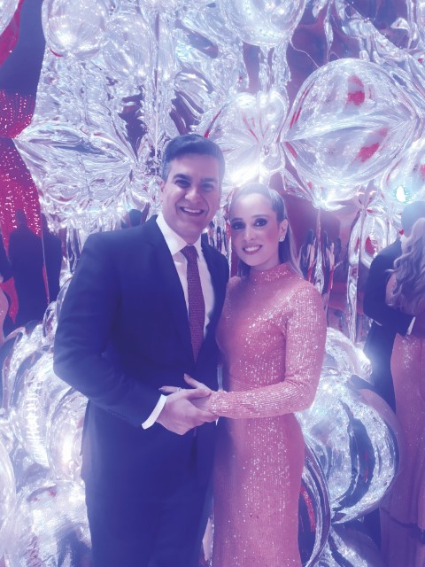 Hélio e Camila Arruda