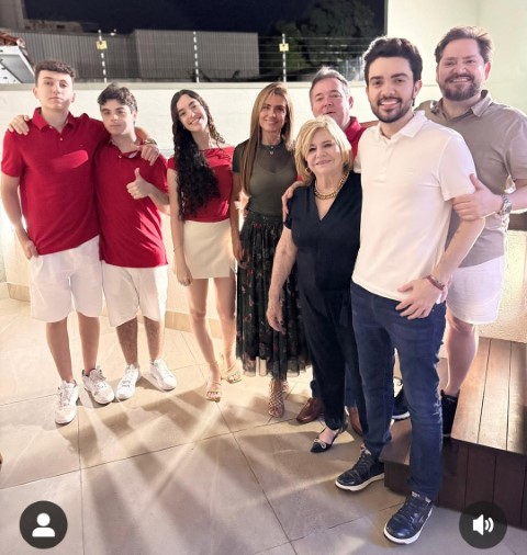 Gustavo Correa da Costa e e família