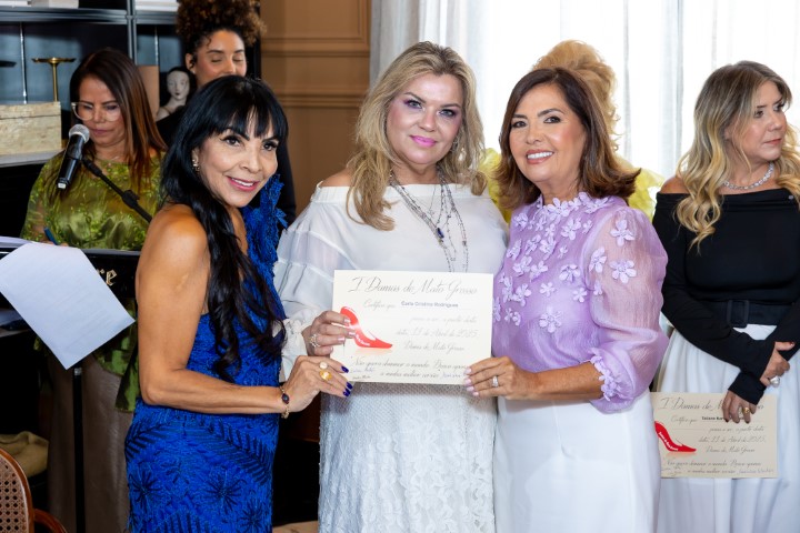 Aninha Monteiro, Carla Rodrigues e Dalva Costa