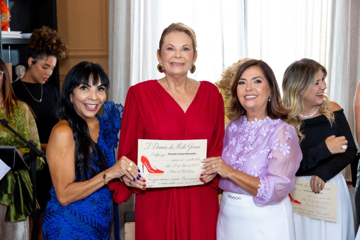 Aninha Monteiro, Cleuzete Bernardes, empresária e Dalva Costa
