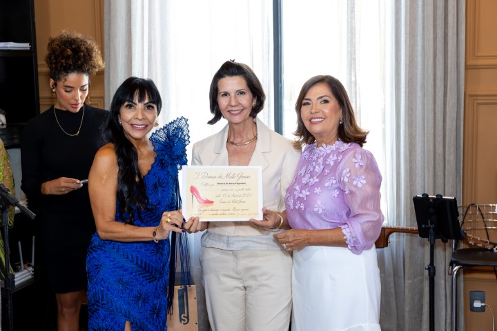 Aninha Monteiro, Mariene Fagundes , empresária e Dalva Costa